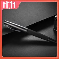 hongdian fountain pen full metal clip pens stainless steel titanium black army general fountain pen nib eff office supplies