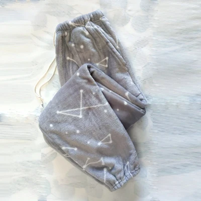 Beige heart Мужские и женские пижамные штаны для влюбленных, утепленные Фланелевые штаны для отдыха, теплые бархатные брюки из кораллового флиса размера плюс - Цвет: Beige heart