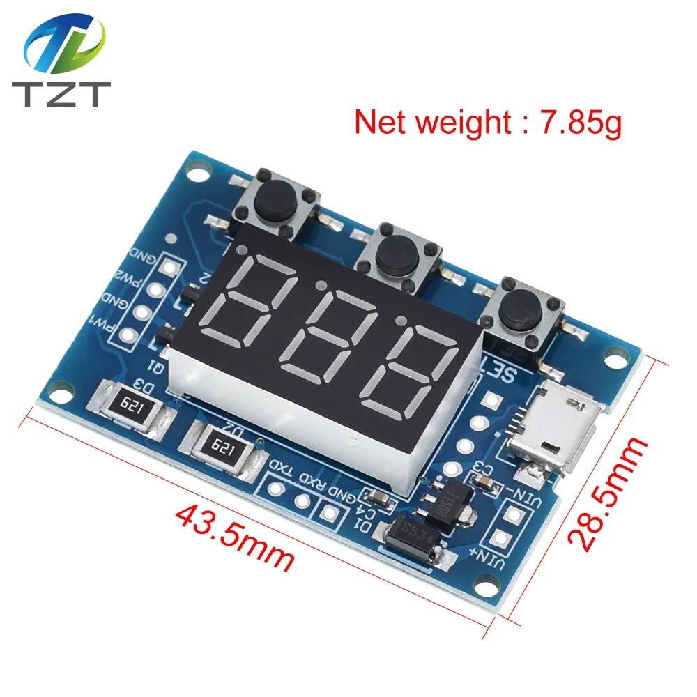 Постоянный ток 5 30V/Micro Usb 5V Мощность независимый генератор PWM 2 канала