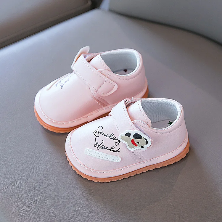 Insole 11.5-13.5cm New Baby Walking Shoes Babies Cartoon with Sound | First Walkers