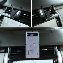 Interior Air Vent Mobile Phone Holder Navigation Bracket For Land Rover Discovery 5 LR5 Range Rover Sport 2017-20 Car Accessory