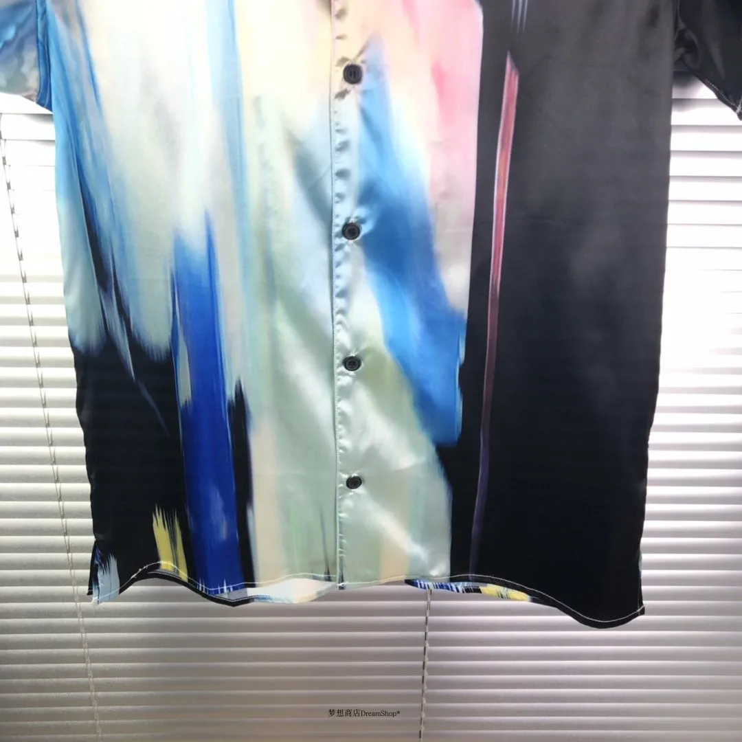 

2021 Represent Multicolor Shirts Men Women High Street Slightly Loose Represent Shirts Collar Tag Label Blouse
