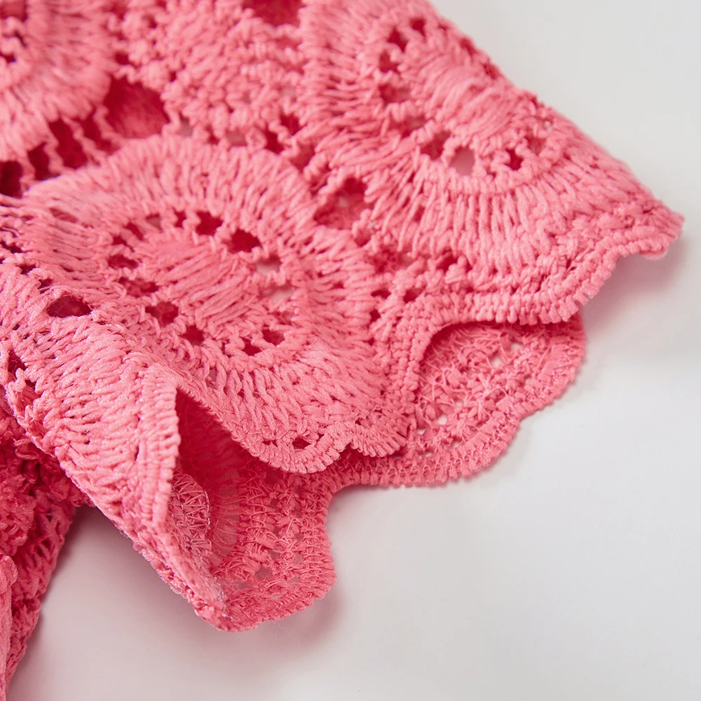 

PopReal Parent-Child Outfit Fashion Lace Mom Daughter Dress Family Matching Clothes Mother And Daughter Outfits Solid Zipper