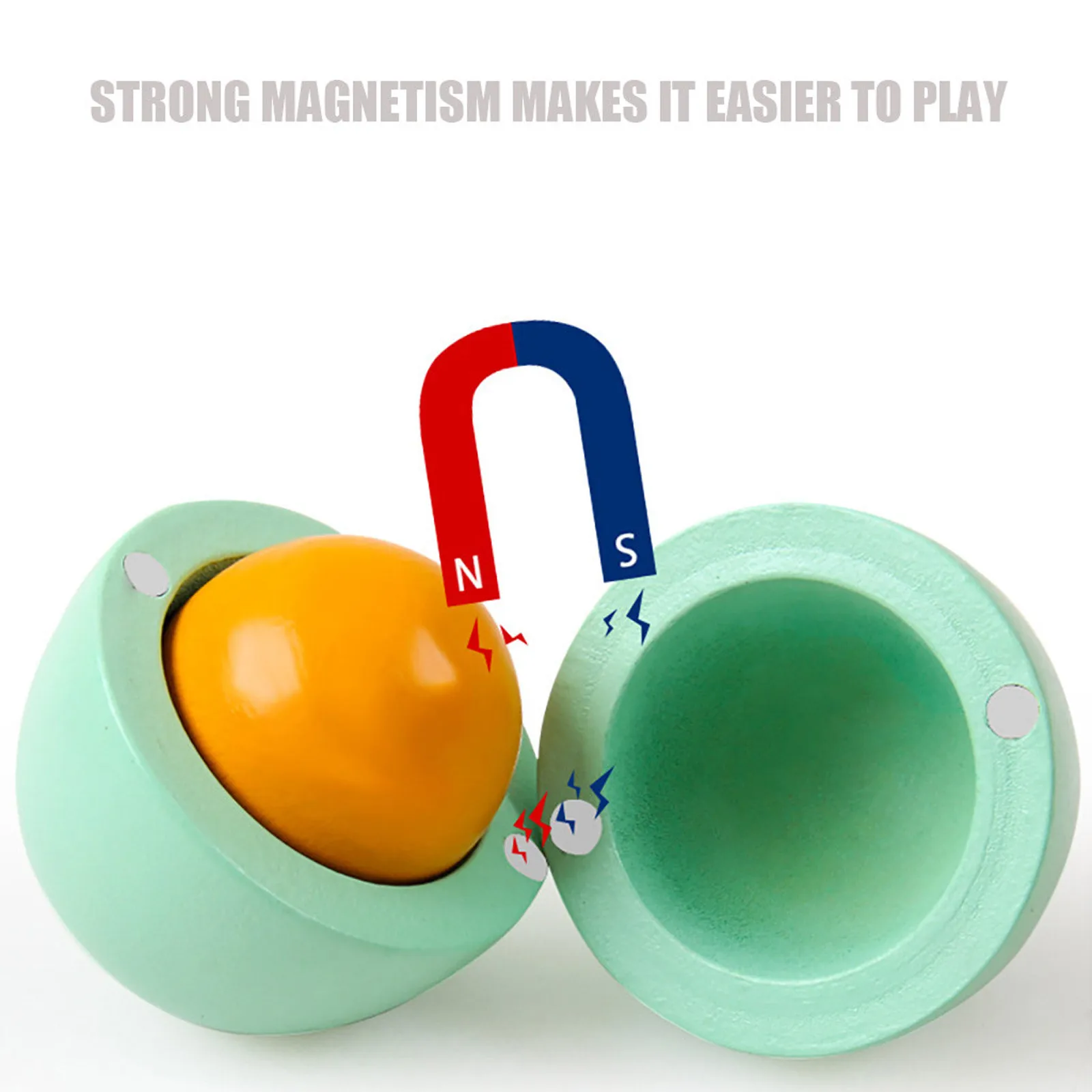 

Wooden Simulation Magnetic Eggs Kids Kitchen Cutting Food Pretend Role Play Game Toys Eggs Yolk Kitchen Cooking Set Funny Gift