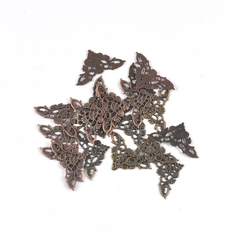 

10 шт. 34x48 мм Ретро Металлические углы из сплава Фотоальбомы для украшения скрапбукинга меню «сделай сам» C2207