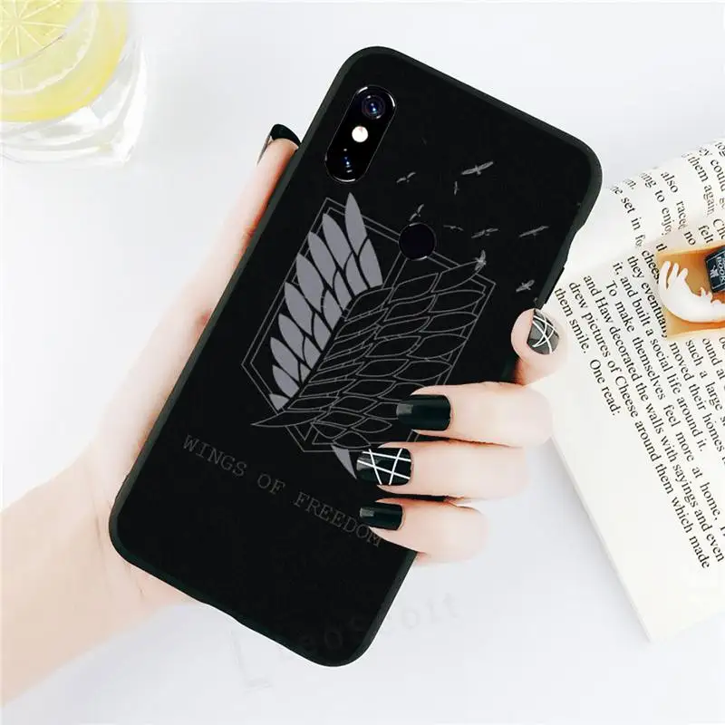 

Attack on Titan Anime cool Phone Case For Xiaomi Mi A1 A2 5 6 6PLUS 8 9 SE Lite MIX 2 2S MAX 2 3 Pocophone F1