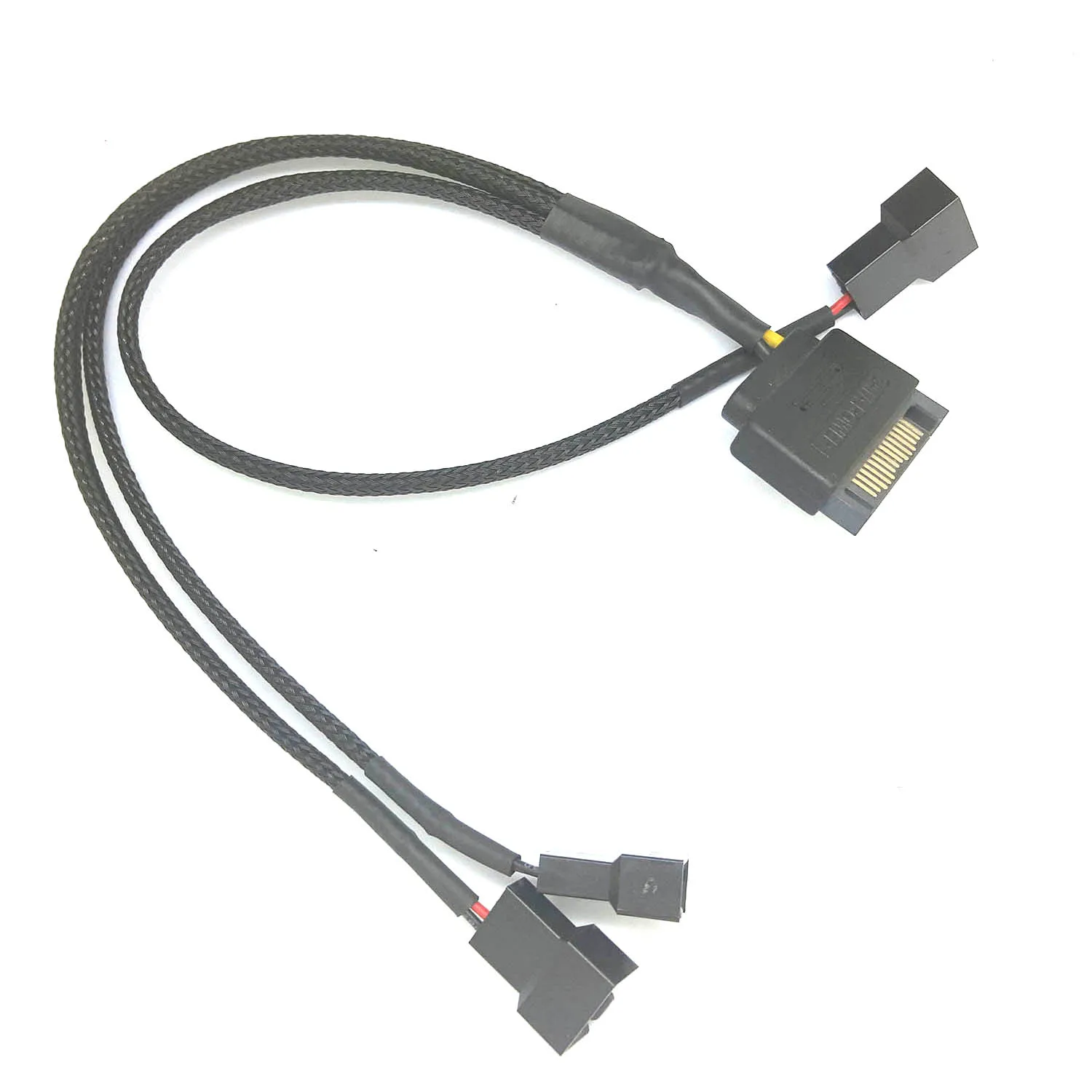 

SATA 15 Pin to 3Pin 4 Pin Cooling Fan Cable Mainboard CPU Fan Adapter Connectors