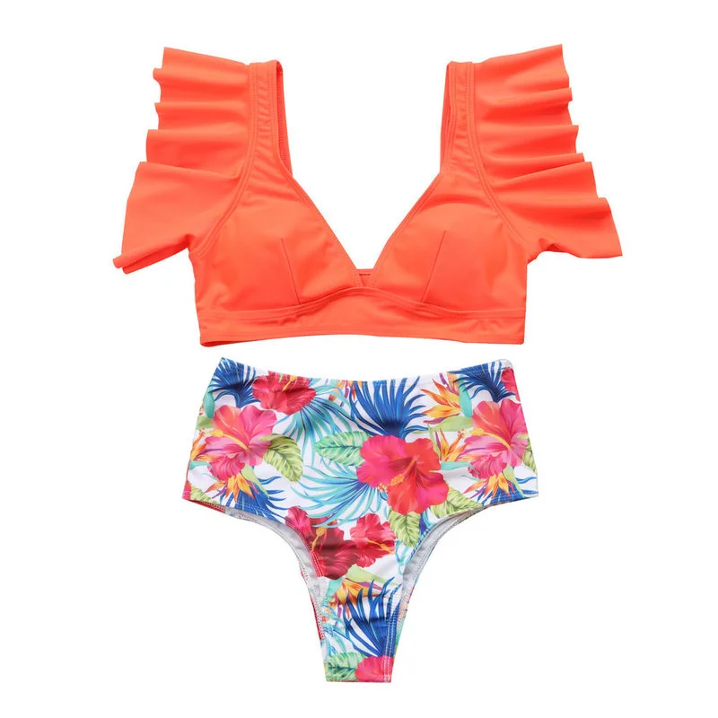 

New Bikini Solid Swimsuit Women Swimwear Push Up Bikini Set Patchwork Biquini Brazilian Summer Beach Bathing Suit Swim Wear