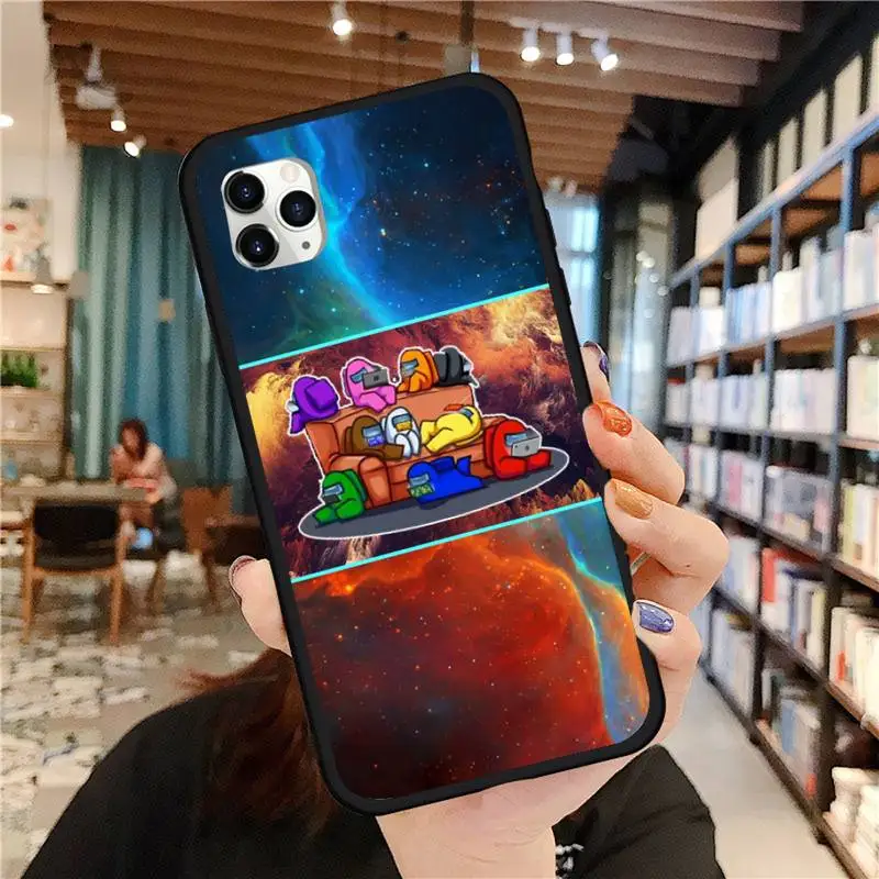 

A different Among Us Game Phone Case for iPhone 11 12 pro MINI XS MAX 8 7 6 6S Plus X 5S SE 2020 XR
