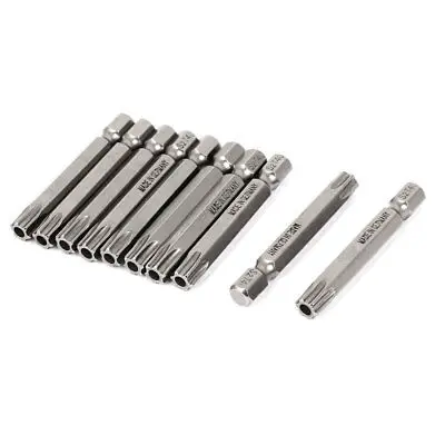 

1/4 дюймовый шестигранный хвостовик T40 Torx отвертки безопасности биты 10 шт
