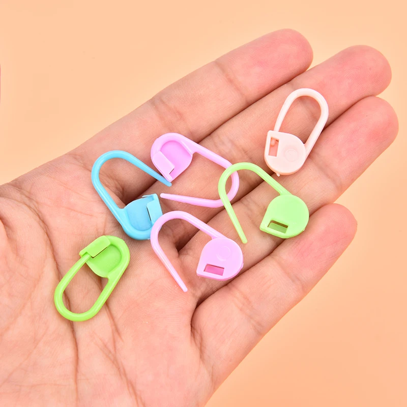 30 шт. вязание крючком переплетение рукоделие Блокировка Ститч игла зажим маркеры