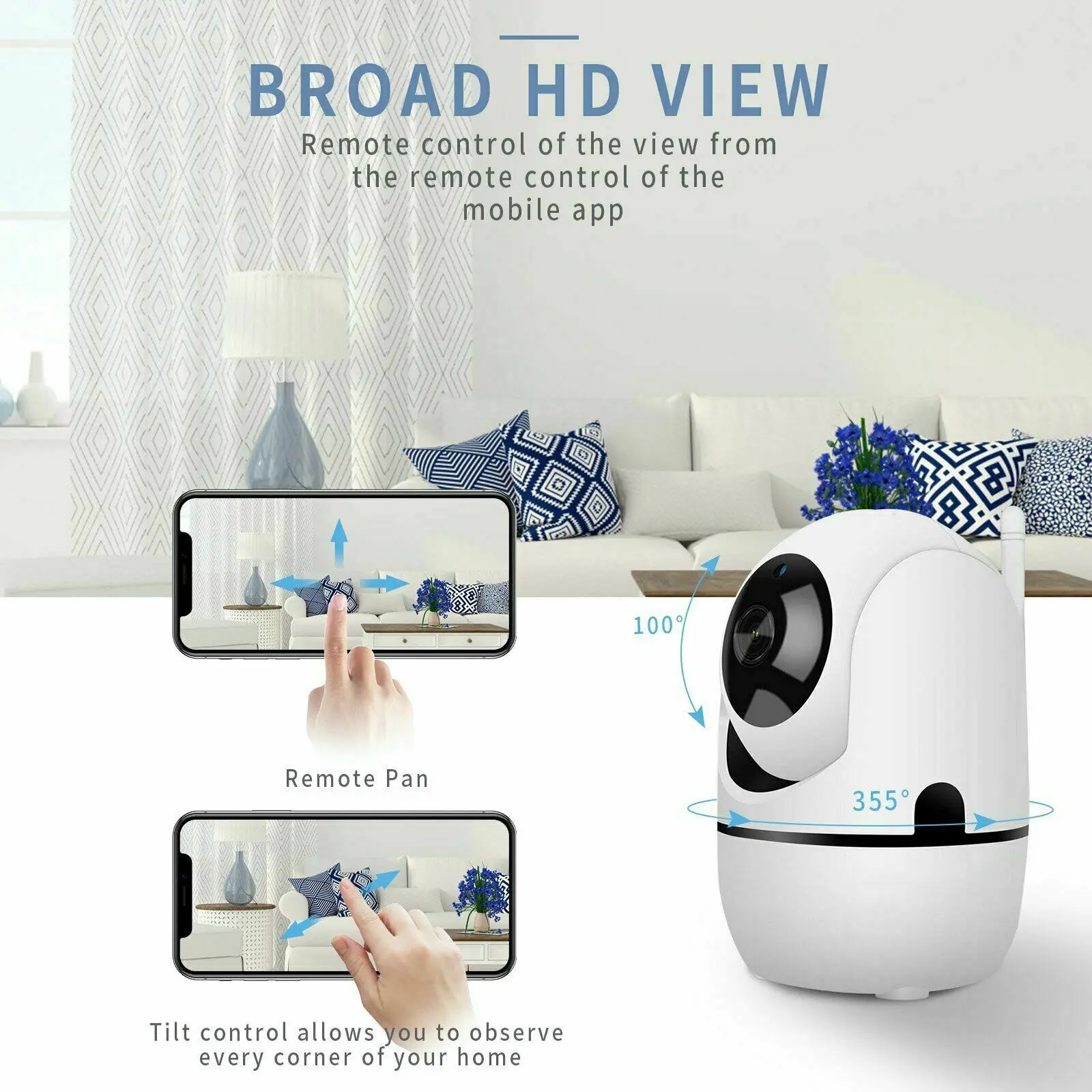 HD Wifi IP камера облако интеллектуальное автоматическое отслеживание безопасности