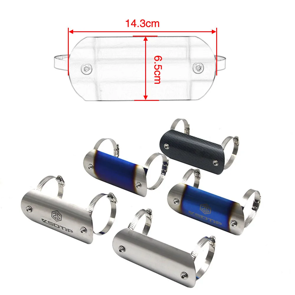 

Alconstar Motorcycle Stainless Steel Exhaust Middle Mid Link Connector Pipe Protector Heat Shield Cover For TMAX530 CB400