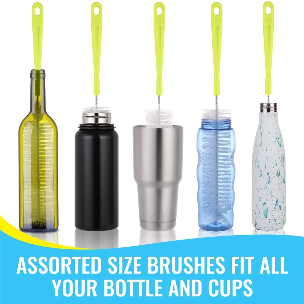 5 шт. набор кистей для мытья бутылок с водой | Дом и сад