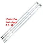 Новый комплект, 4 шт., 36 светодиодный, 340 мм, светодиодная подсветка для Sony KDL-55W900A, KDL-55W905A R, L 61, P61.P8302G001, NLAC20217L, NLAC20217R