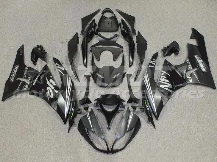 

Инъекций Новый ABS Обтекатели комплект подходит для kawasaki Ninja ZX-6R 636 2009 2010 2011 2012 6R 09, 10, 11, 12, кузов комплект черный матовый