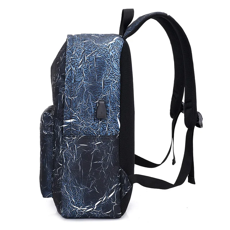 Стильный модный рюкзак для ноутбука мужчин и женщин дорожный с usb зарядкой