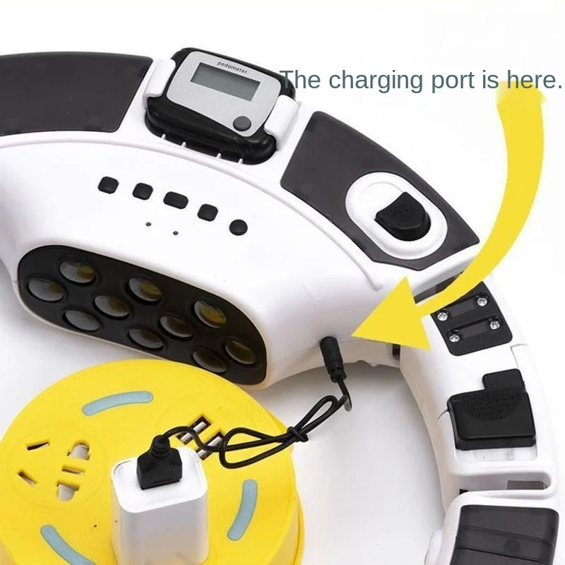 구매 스마트 링 블루투스 자석 계산 휴대용 피트니스 장비, 체육관 스포츠 후프 집에서 아름다움 복부 슬리밍