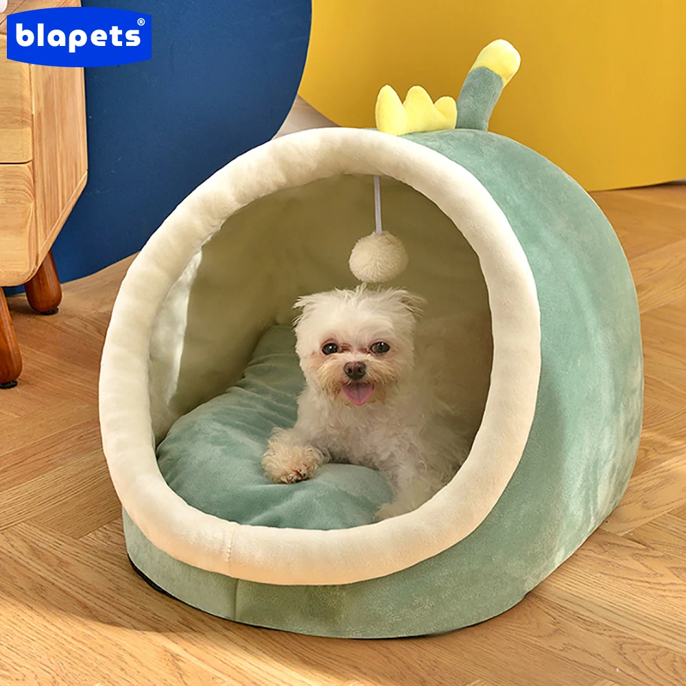 

Dog Kennel Winter Warm Four Seasons General Small Cat Litter Teddy Bed Dogs House Pet Supplies Travel Mat Soft Puppy Cave Cage