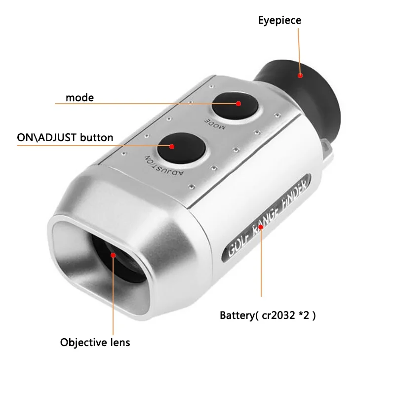

Portable Golf Scope Rangefinder 7X Digital Golf Lightweight Hunting Distance Range Finder(used during the day) XQ
