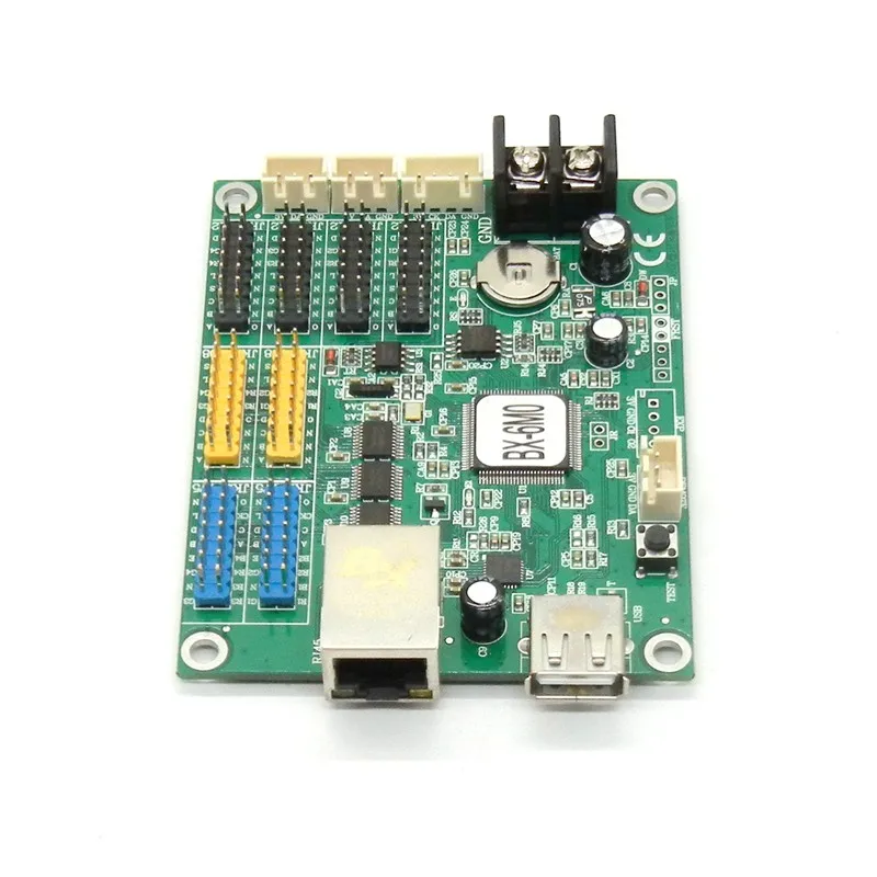 BX 6M0 сети и USB 512*64 Пиксели светодиодный Управление карты 2 * hub75e Порты разъёмы для