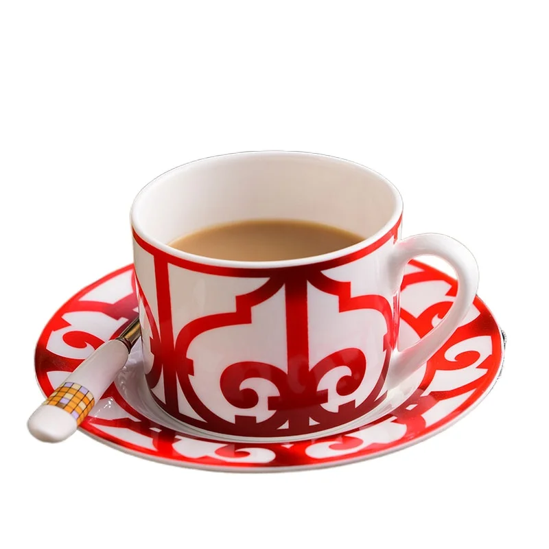 Красное железное окно Европейский Декор современные керамические тарелки в