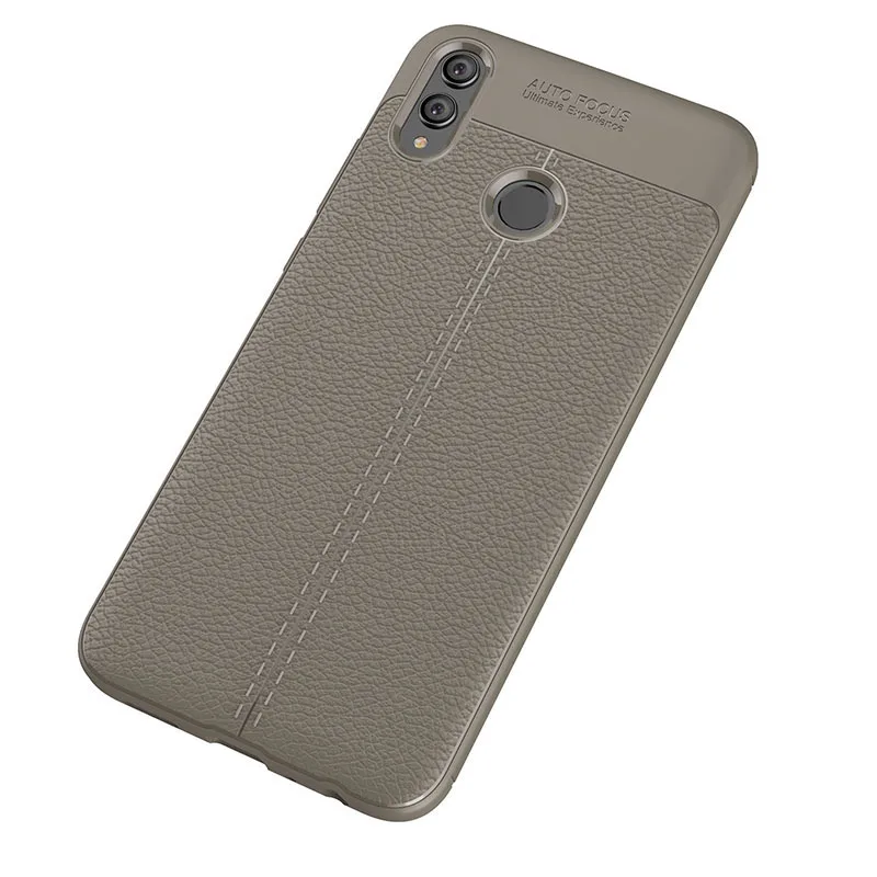 SemgCeKen ультратонкий кожаный чехол для huawei p smart plus psmart+ роскошная Мягкая силиконовая задняя крышка p smart z coque чехлы