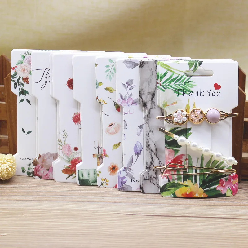 

Бумажная заколка для волос, 11,5*6,5 см, 10 шт.