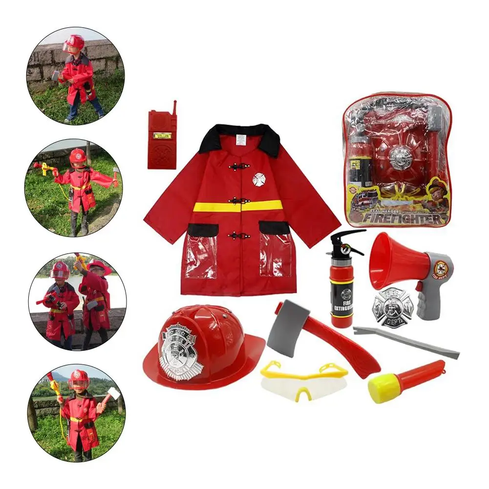 Игрушка пожарник 11 шт. набор косплей игрушки для детей пожарный|Другие