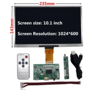 10 1 inch lcd screen display controller hdmi compatible audio control driver board for lattepanda raspberry pi banana pi pc