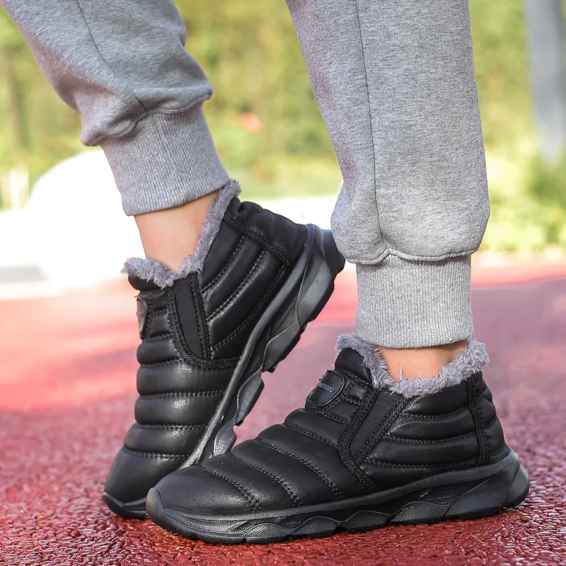 Зимняя обувь для мужчин и женщин прогулочная Водонепроницаемая нескользящая