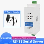 Серверный модуль USR-DR302 Din-рейки с последовательным RS485 на Ethernet TCP IP, преобразователь Ethernet Modbus RTU в Modbus TCP, блок 3