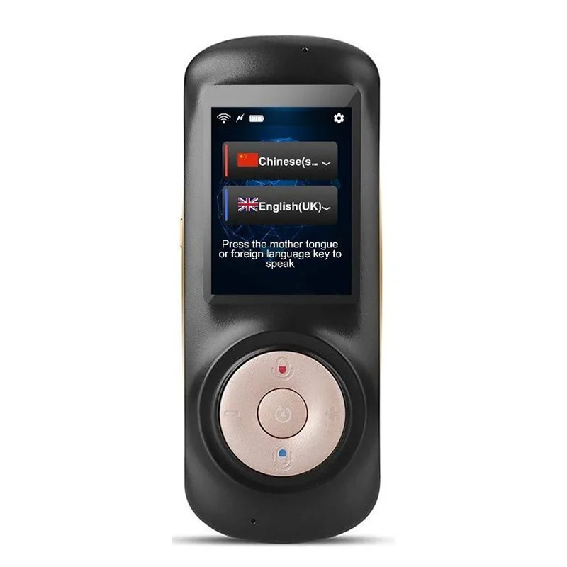 Мгновенный голосовой Язык переводчик устройства смарт двухстороннее Wi Fi 2 4