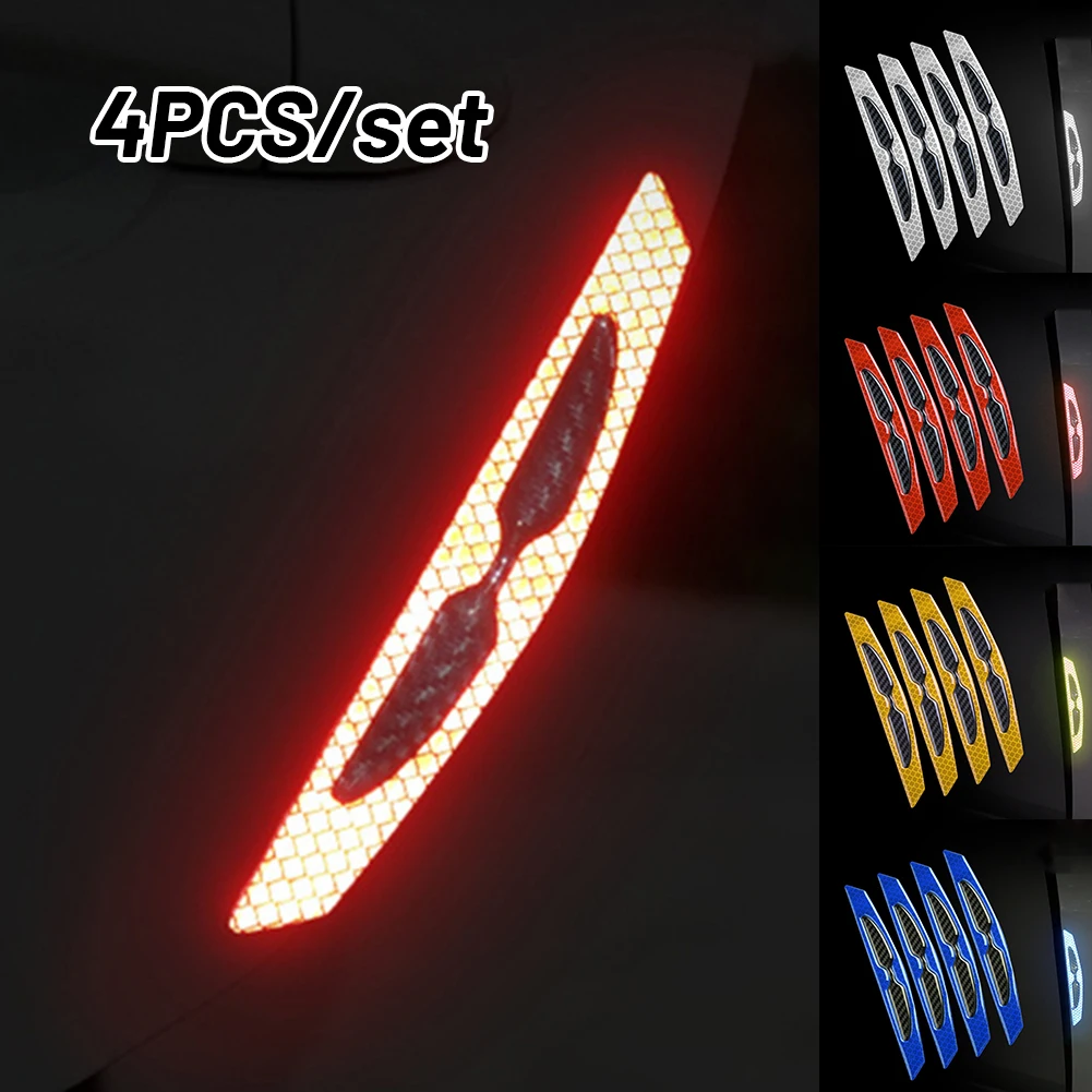 

New Arrival High Quality NEW 3D DIY Super Car Reflective Sticker Carbon Fiber Strips Car Protective Stick
