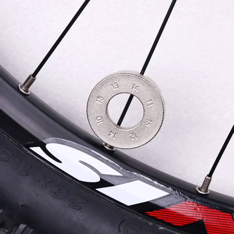 

2020 Bicycle Spoke Nipple Wrench 8 Way Groove Bike Wheel Rim Adjuster Spanner Galvanized Repair Service Tool Key bicycle tools