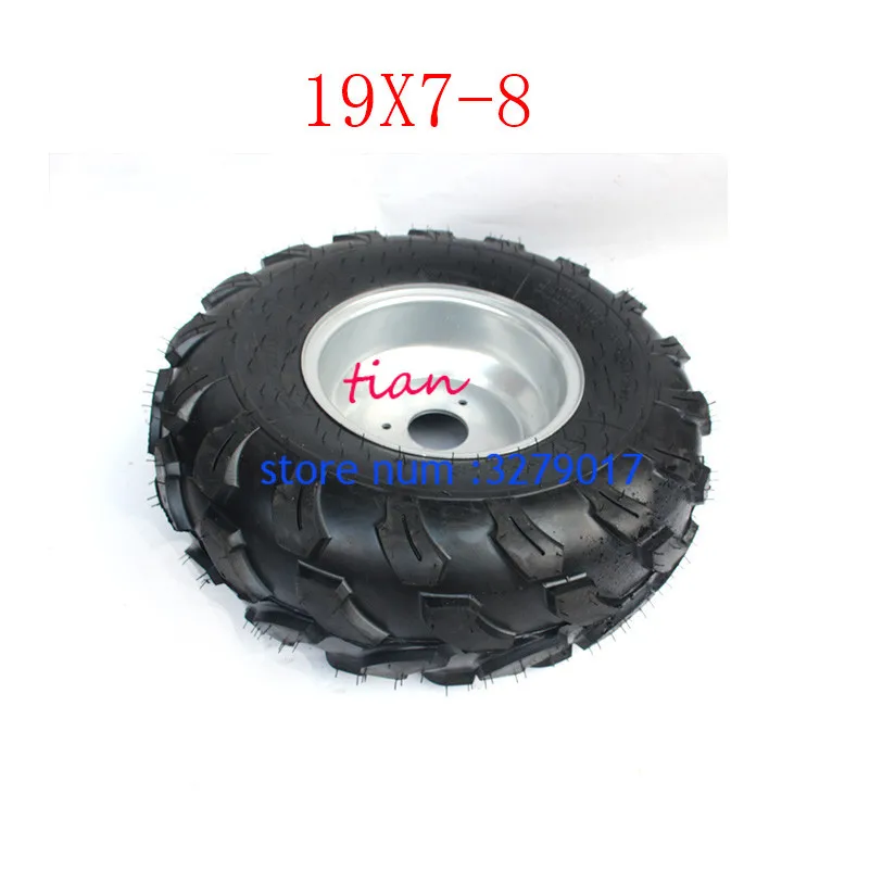 

2 шт., шины для квадроцикла 19x7.00-8 19x7-8 дюймов 150cc 250cc, вакуумные передние шины