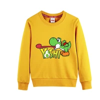 kids cartoon yoshi t shirt children clothing cotton top tees boys girls sweatshirt 4 12t hoodie