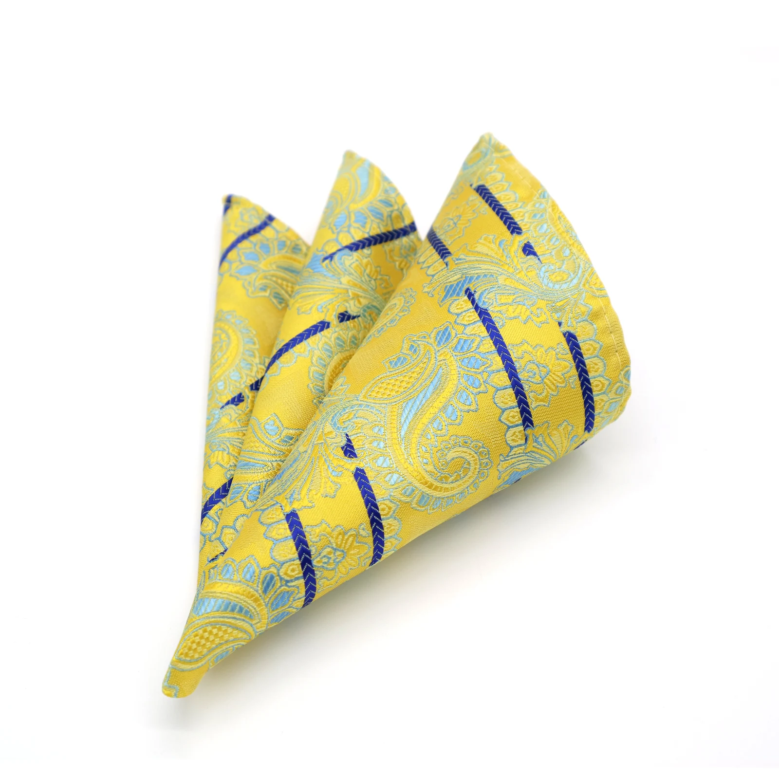 101-120 Man Floral 100% Silk Satin Pocket Square Hanky Jacquard Woven Classic Wedding Party Handkerchief 10 inch 25cm*25cm | Аксессуары