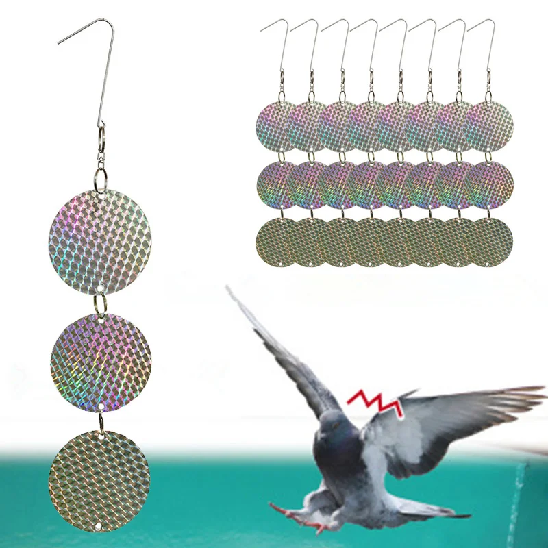 PET подушечки с птицами размером напугать вредителей 16 шт./компл. птица манок