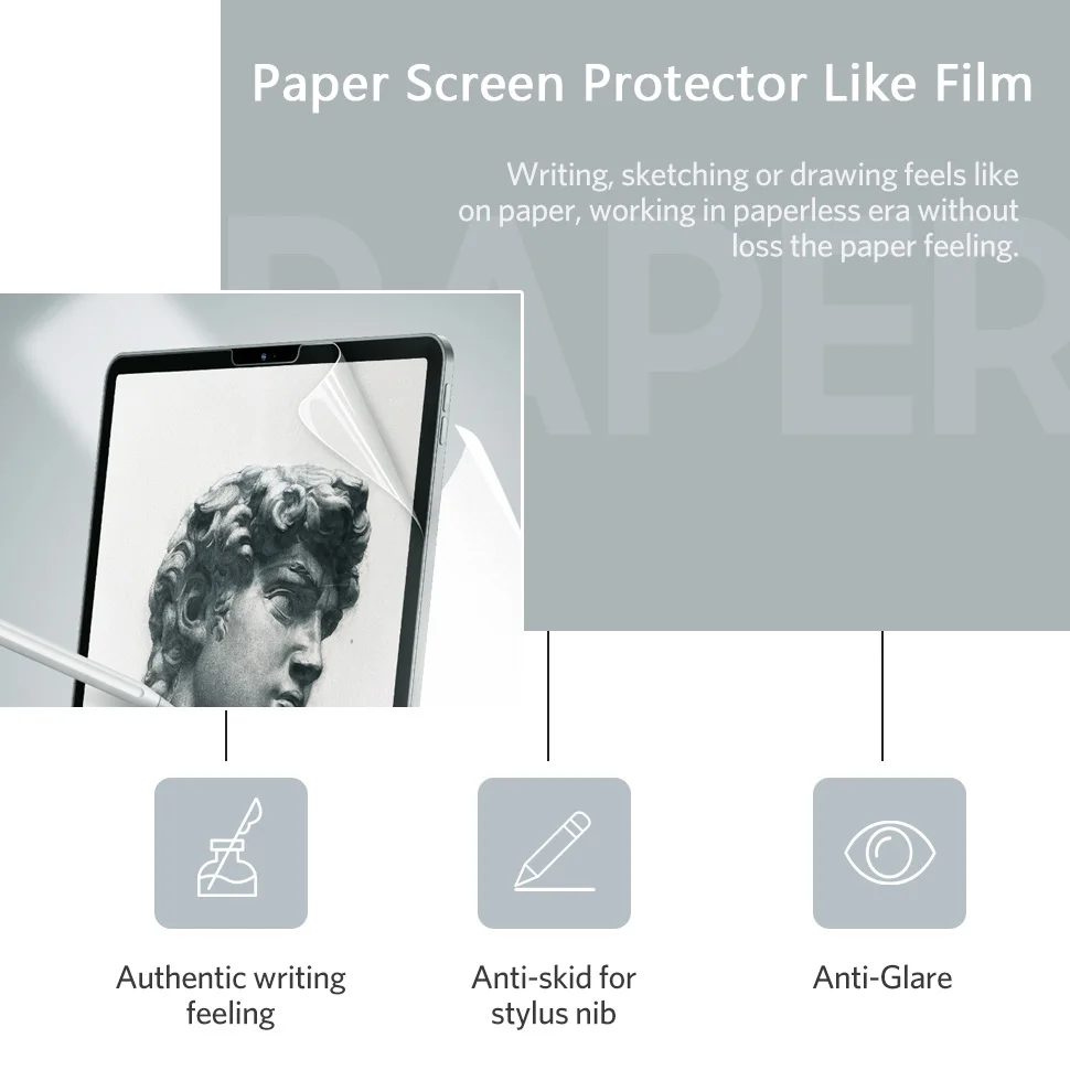 Бумажная Защитная пленка для экрана Матовая Антибликовая живопись Apple iPad 9 7 Pro 10 5