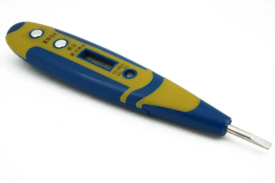 AC/DC Бесконтактный Электрический цифровой ЖК тестер напряжения сигнальная ручка