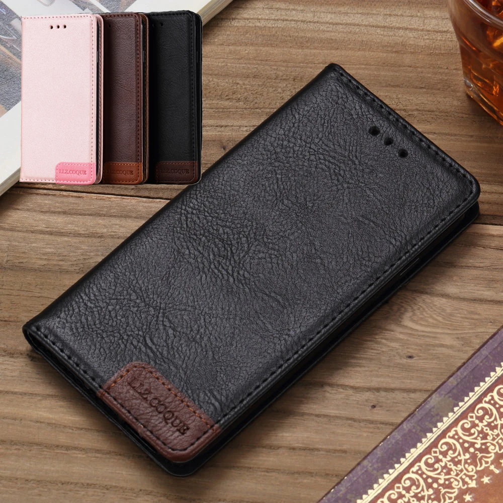 LLZ.COQUE Folio Премиум кожаный чехол для Samsung S10e Магнитный кошелек S7 Edge S8 S9 S10 Plus Fundas