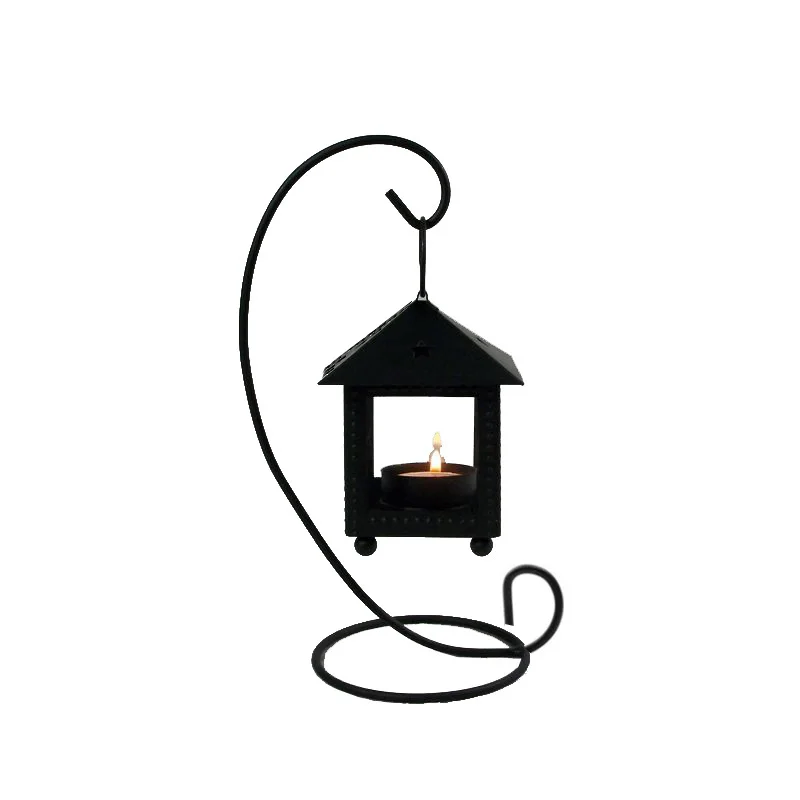 

Retro European Style Metal Candle Rack Holder Home Lantern Decor Wedding Charm Candlelight Stand Showcase Miniarture