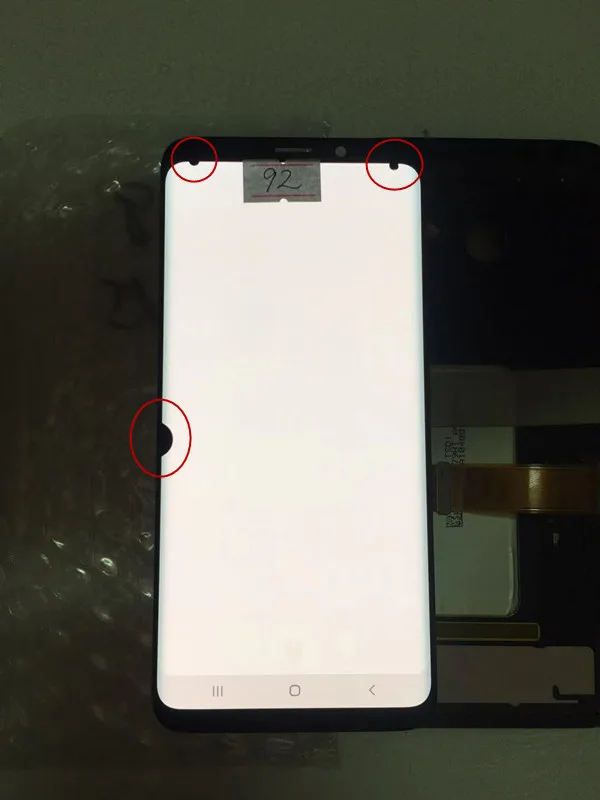 NO.92 AMOLED Замена для SAMSUNG Galaxy S9 PLUS ЖК сенсорный экран дигитайзер без рамки G965 дисплей - Цвет: NO.92