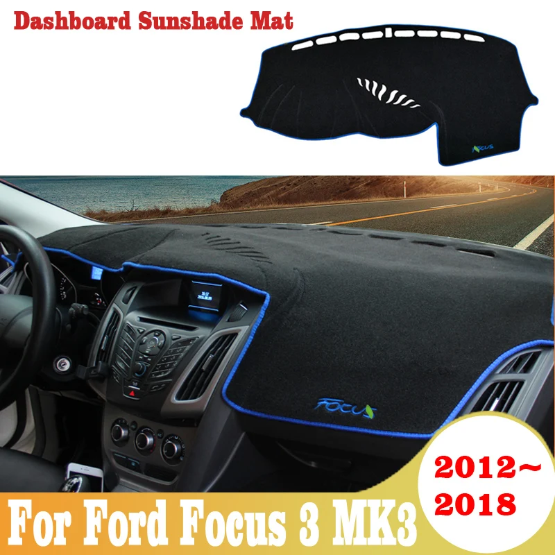 Автомобильный коврик для приборной панели Ford Focus 3 MK3 2012 2013 2014 2016 2015 2017 2018 |