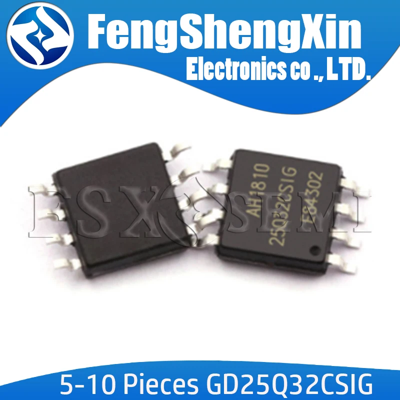 5 10 шт. GD25Q32CSIG 25Q32CSIG SOP 8 32 Мбит/с SPI FLASH|Интегральные схемы| |