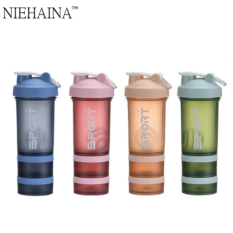

450Ml Plastic Scrub Shaking Cup Scale Shaker Bottle Shaker Protein Sports Shaker Drink Protain Shaker Sport Shaker Bottle