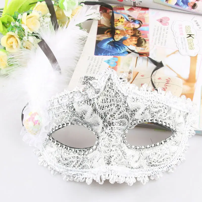 Женская Сексуальная кружевная Маскарадная маска для карнавала Хэллоуина маски с