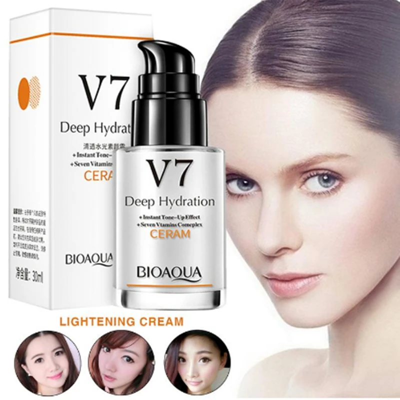 V7 тонизирующий легкий отбеливающий консилер мазь крем питание увлажняющий уход