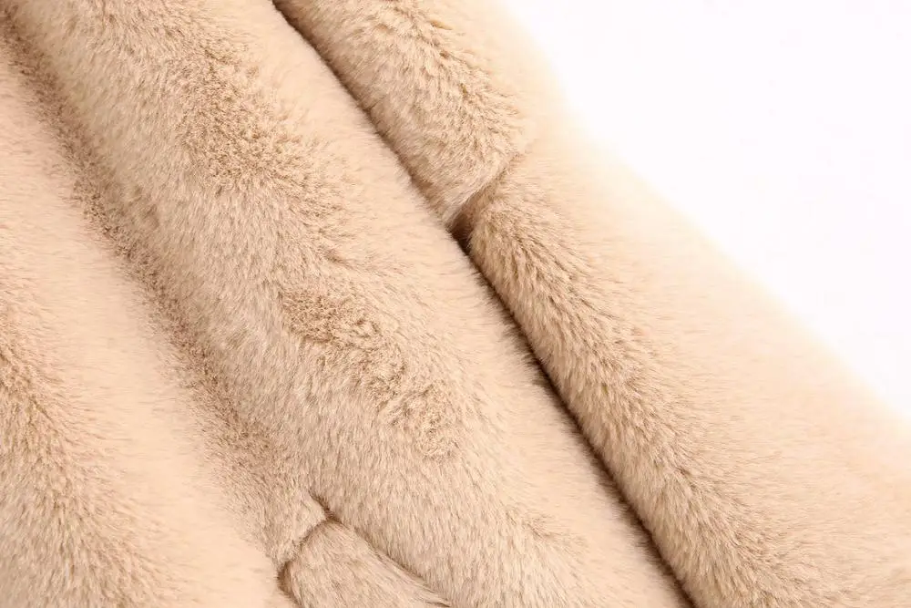 Дропшиппинг универсальные черный плюшевый куртка Дамская мода chaqueta mujer панк